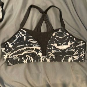 Zyia marble camo sports bra